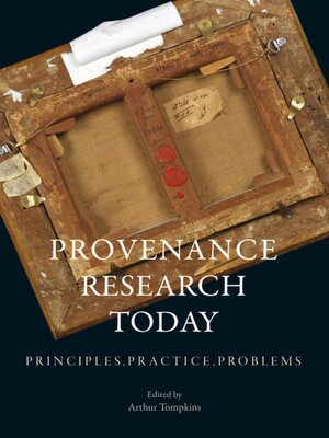 cover image of Provenance Research Today
